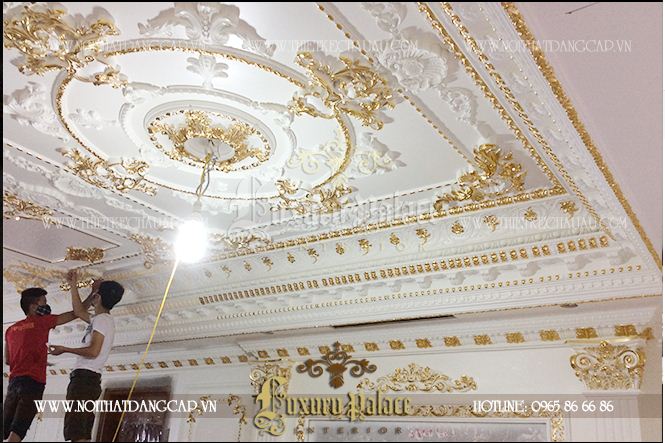 "Tăm tia" nội thất dát vàng trong biệt thự 300 tỷ cổ điển đẳng cấp