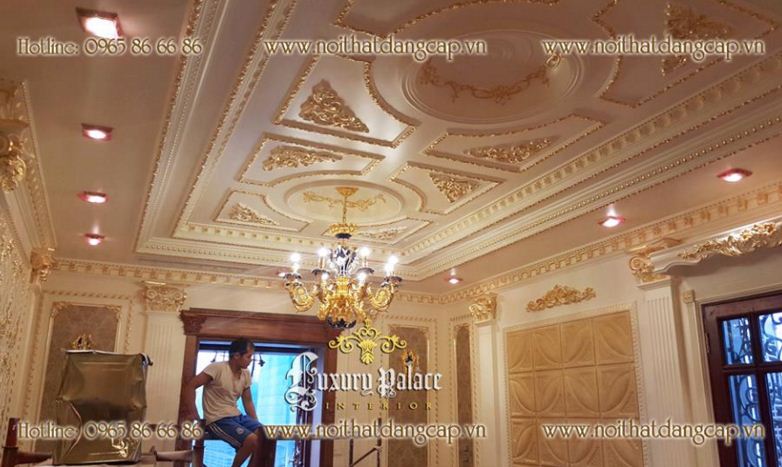 "Tăm tia" nội thất dát vàng trong biệt thự 300 tỷ cổ điển đẹp tuyệt hảo